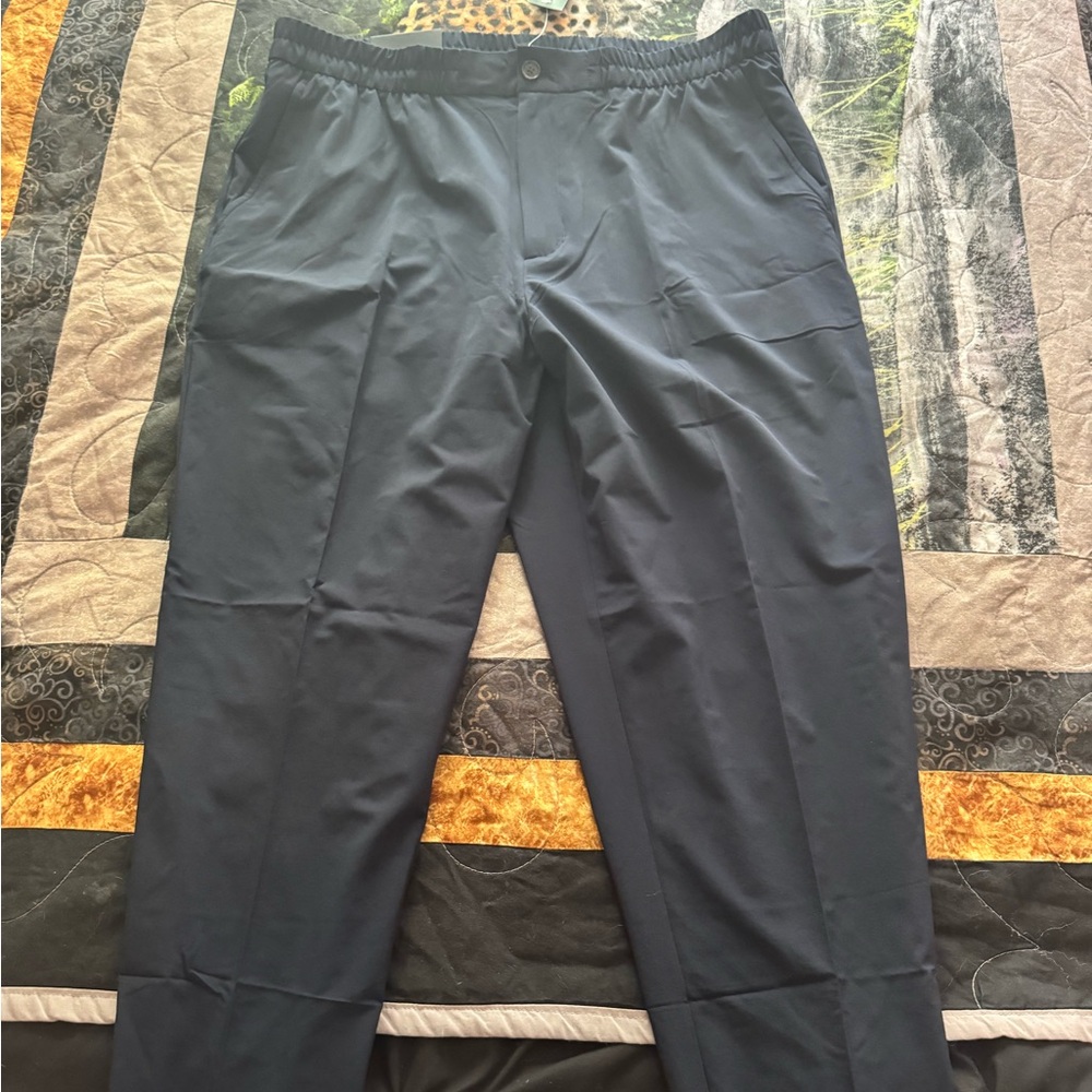 Very nice business or classy slacks. Super breathable material! Never worn.